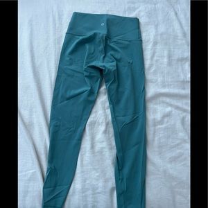 Teal 25” Lululemon Wunder Under leggings